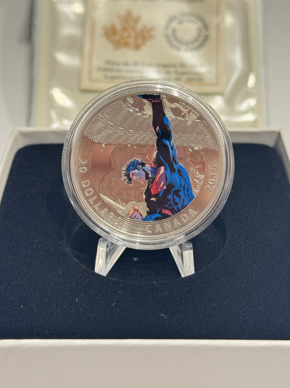[AUCTION ONLY] 2015 $20 FINE SILVER COIN ICONIC SUPERMAN COMIC BOOK COVERS: SUPERMAN UNCHAINED #2 (2013)
