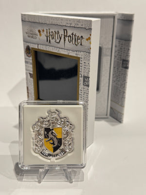 [AUCTION ONLY] 2021 1 OZ FINE SILVER COIN – HARRY POTTER HOGWARTS HUFFLEPUFF CREST
