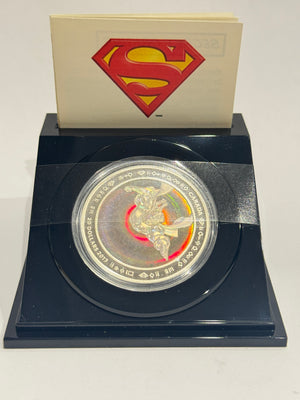 [AUCTION ONLY] 2013 $20 FINE SILVER HOLOGRAM COIN – SUPERMAN & METROPOLIS