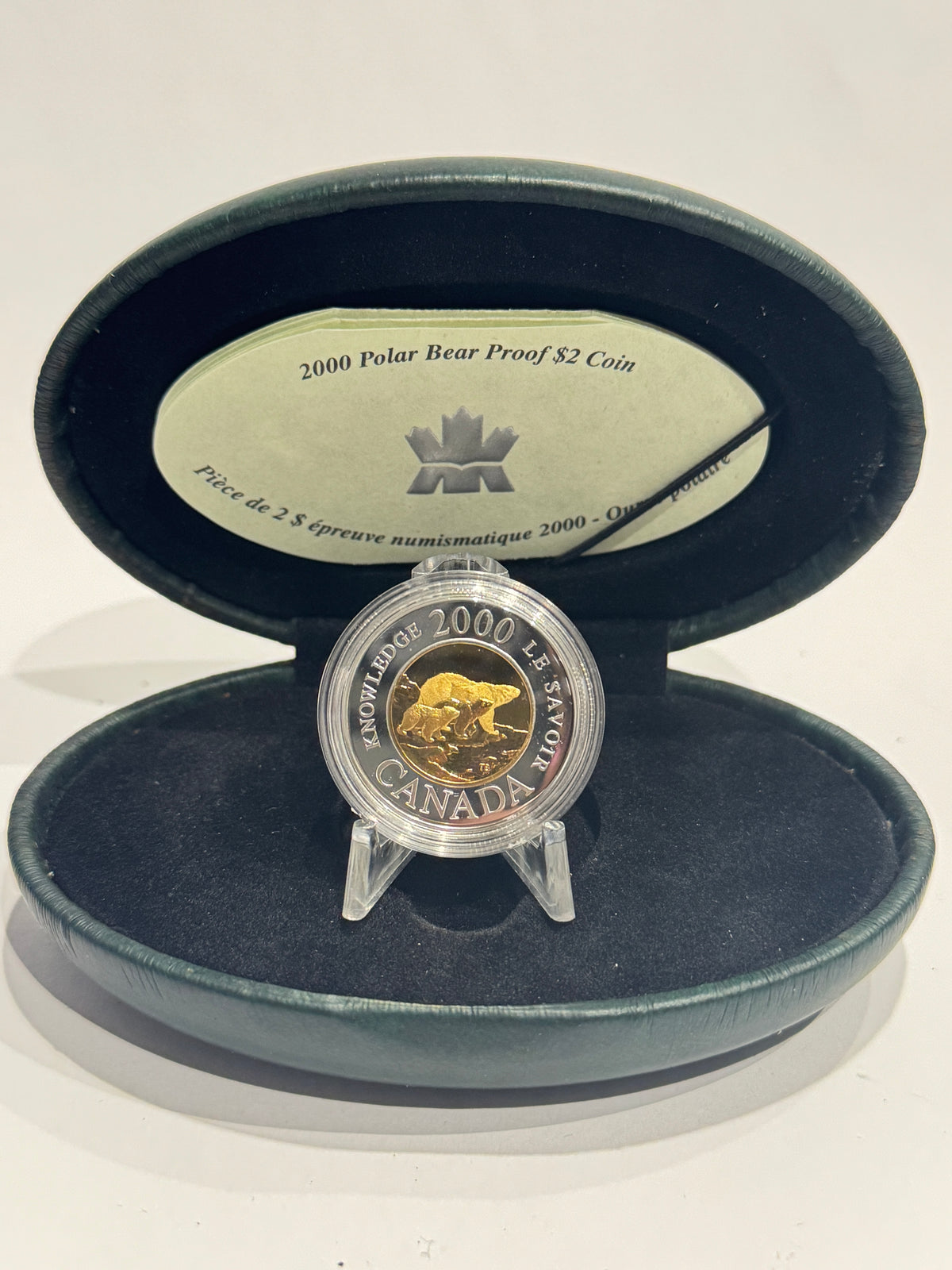[AUCTION ONLY] 2000 $2 STERLING SILVER PROOF – POLAR BEAR KNOWLEDGE