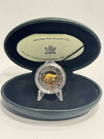 [AUCTION ONLY] 2000 $2 STERLING SILVER PROOF – POLAR BEAR KNOWLEDGE
