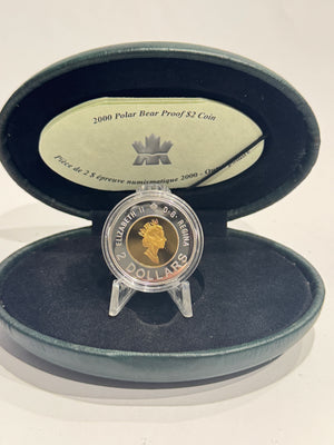 [AUCTION ONLY] 2000 $2 STERLING SILVER PROOF – POLAR BEAR KNOWLEDGE