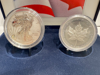 [AUCTION ONLY] 2019 PRIDE OF TWO NATIONS LIMITED EDITION TWO-COIN SET