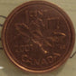 2001 CIRCULATION ONE-CENT COIN - RED - MS-65