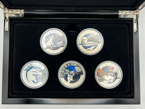 [AUCTION ONLY] 2016 $20 GEOMETRY IN ART FINE SILVER 5-COIN SET