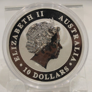 E-TRANSFER ONLY - 2014 AUSTRALIA KOOKABURRA 10oz. SILVER COIN