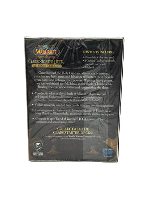 The back of a sealed Magic: The Gathering Class Battle Deck box, showing product details, rules text, and logos on a plain white background.