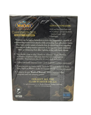 WORLD OF WARCRAFT TRADING CARD GAME: CLASS STARTER DECK: HORDE WARRIOR