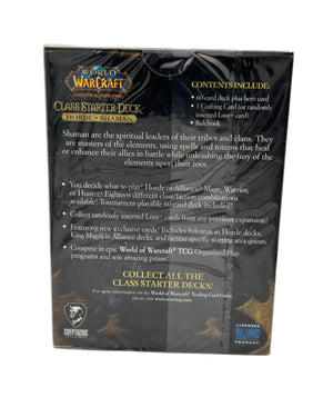 WORLD OF WARCRAFT TRADING CARD GAME: CLASS STARTER DECK: HORDE WARRIOR SHAMAN