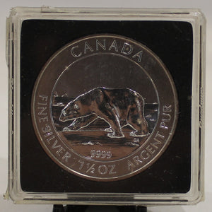 E-TRANSFER ONLY - 2013 POLAR BEAR 1.5oz. SILVER COIN