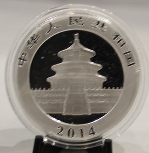 E-TRANSFER ONLY - 2014 CHINESE PANDA 1oz. SILVER COIN