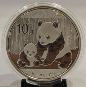 E-TRANSFER ONLY - 2012 CHINESE PANDA 1oz. SILVER COIN