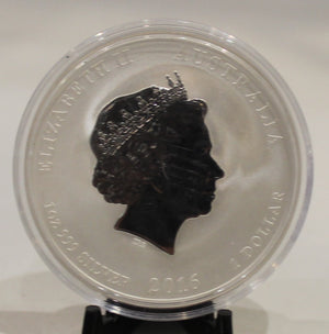 E-TRANSFER ONLY - 2016 AUSTRALIA 1oz. SILVER COIN YEAR OF THE MONKEY