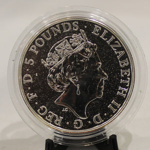 E-TRANSFER ONLY - 2017 QUEEN'S BEAST 2oz. SILVER COIN - GRIFFIN OF EDWARD