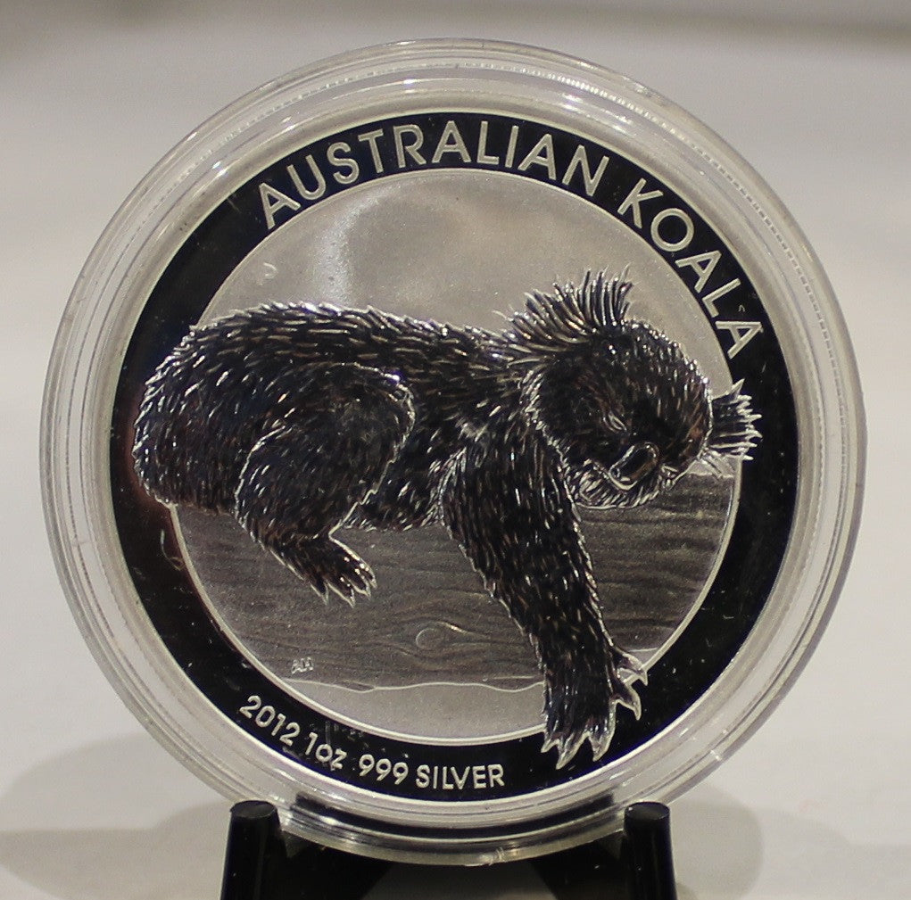 E-TRANSFER ONLY - 2012 AUSTRALIA KOALA 1oz. SILVER COIN