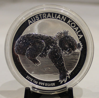 E-TRANSFER ONLY - 2012 AUSTRALIA KOALA 1oz. SILVER COIN