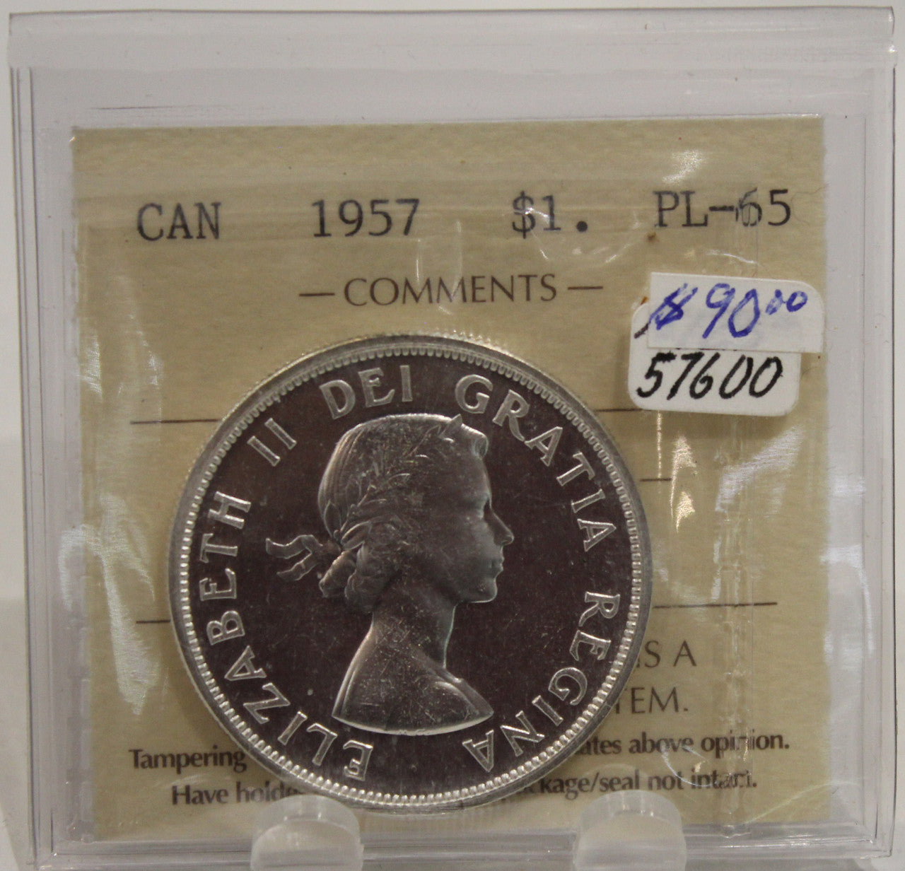1957 CIRCULATION $1 COIN - PL-65