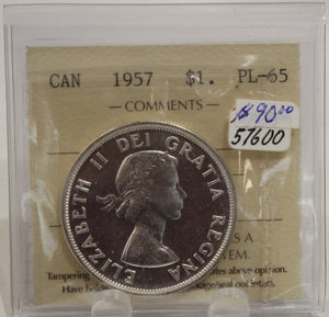 1957 CIRCULATION $1 COIN - PL-65