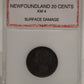 1876 H NEWFOUNDLAND 20-CENT COIN - VF-20