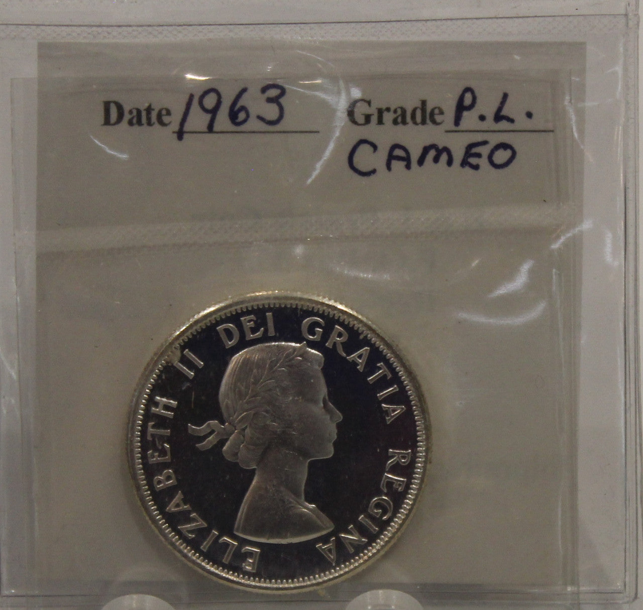 1963 CIRCULATION 50-CENT COIN - CAMEO - PL