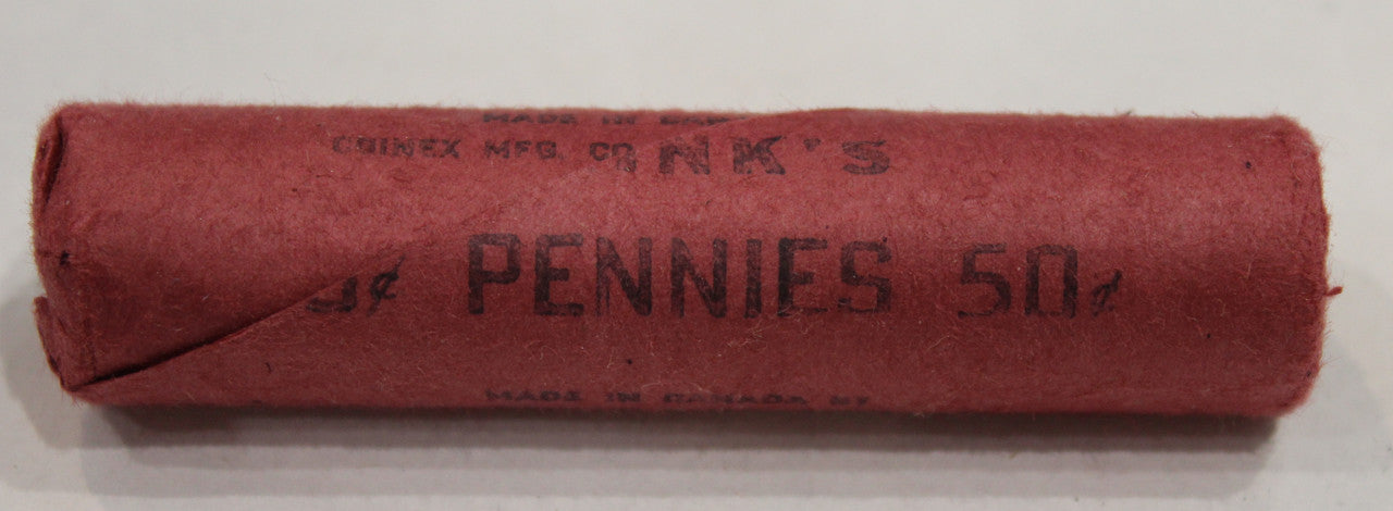 1967 CONFEDERATION 1-CENT ROLL (RED ROLL)