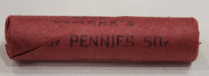 1967 CONFEDERATION 1-CENT ROLL (RED ROLL)