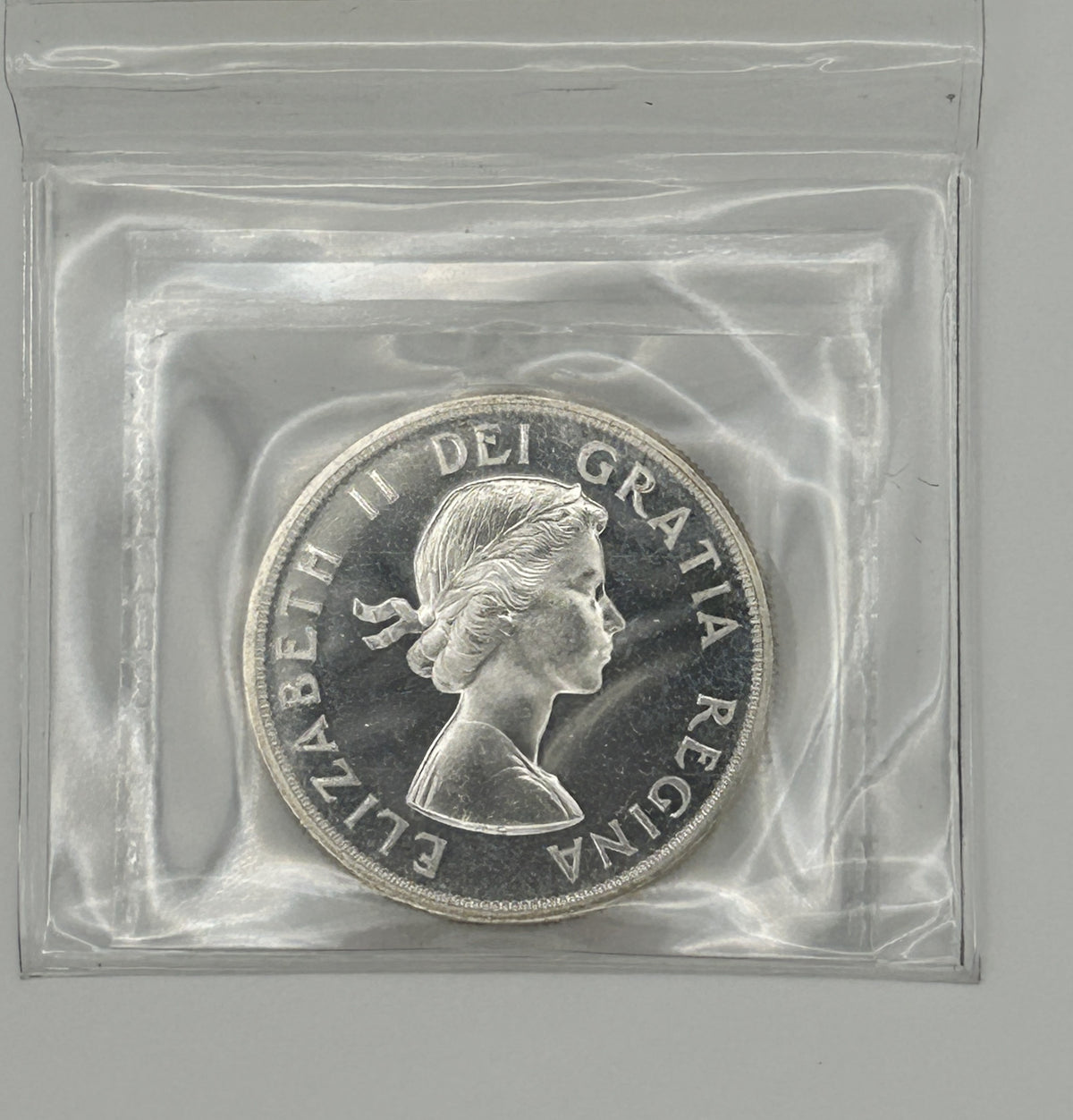 1962 CANADA CIRCULATION SILVER DOLLAR; PL-65 - AS PICTURED