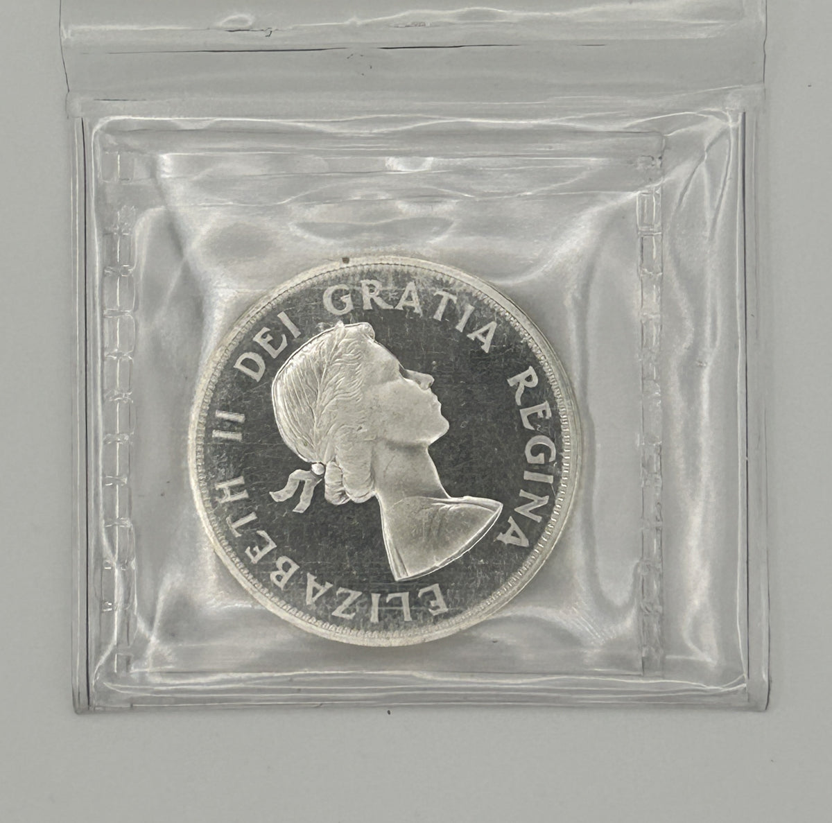 1962 CANADA CIRCULATION SILVER DOLLAR; HEAVY CAMEO - PL-65 - AS PICTURED