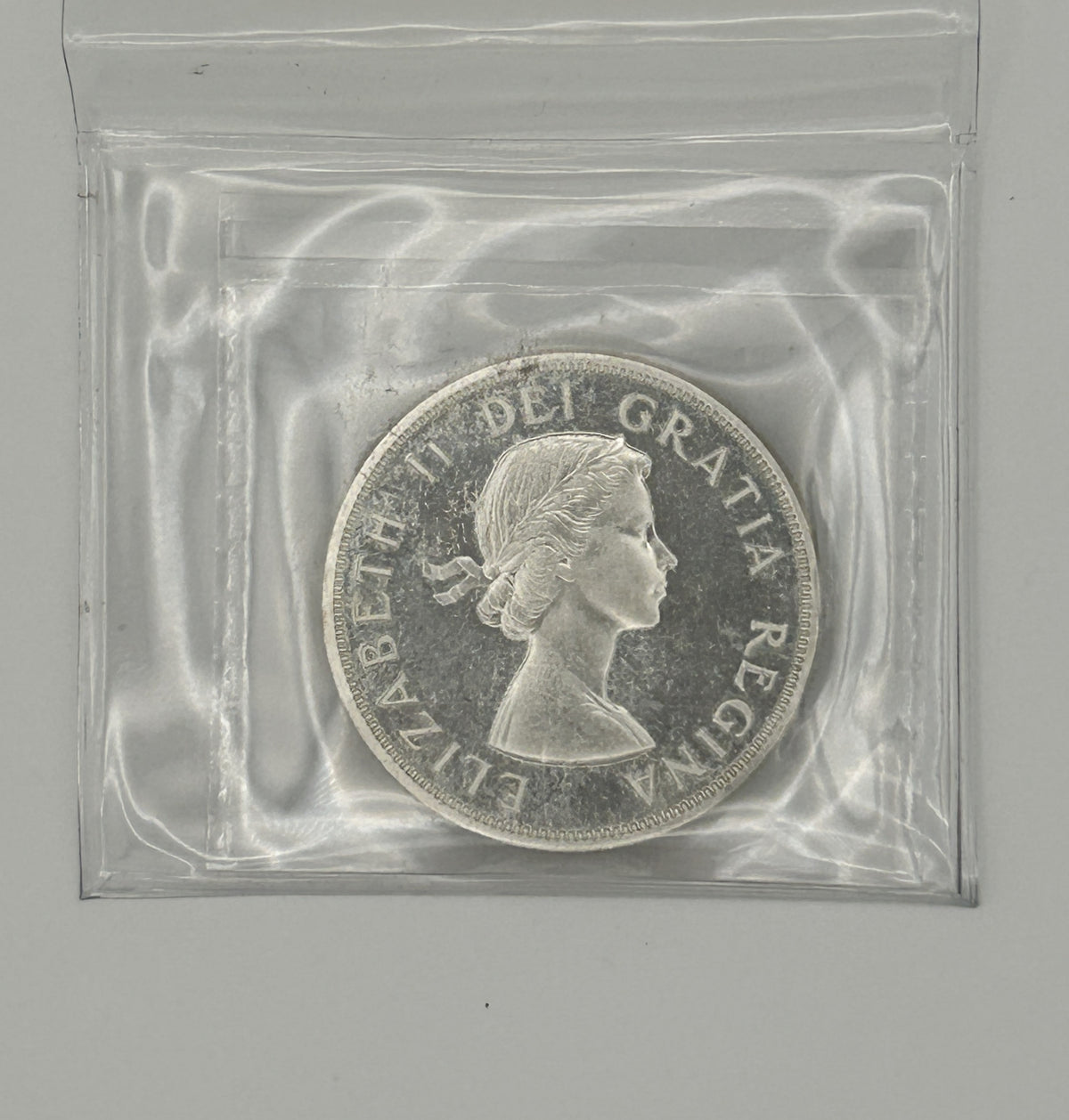 1956 CANADA CIRCULATION SILVER DOLLAR; PL-65 - AS PICTURED