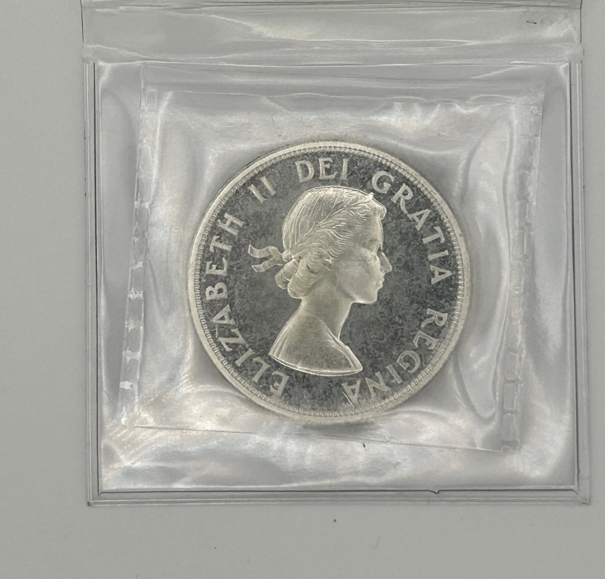 1962 CANADA CIRCULATION SILVER DOLLAR; CAMEO - PL-65 - AS PICTURED
