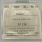 1962 CANADA CIRCULATION SILVER DOLLAR; CAMEO - PL-65 - AS PICTURED