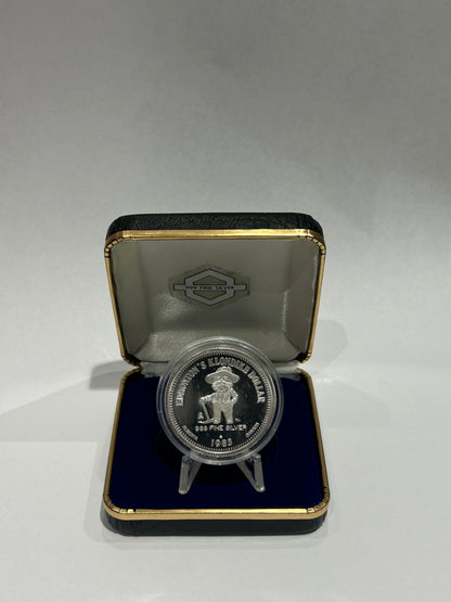 [AUCTION ONLY] 1983 EDMONTON'S KLONDIKE DOLLAR - FINE SILVER COIN