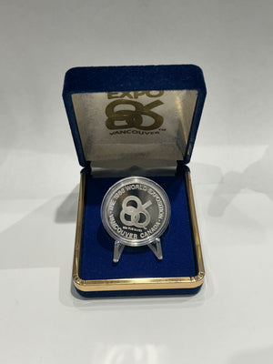 [AUCTION ONLY] 1986 WORLD EXPOSITION IN VANCOUVER CANADA MEDALLION