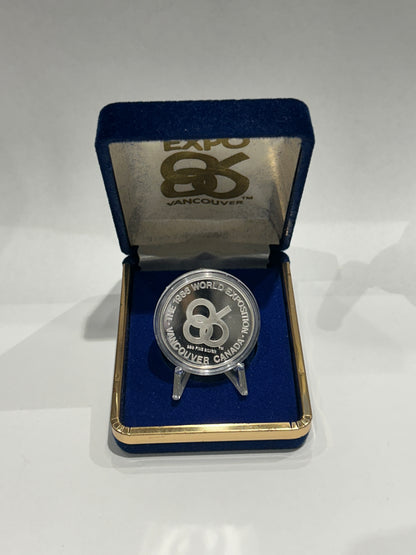 [AUCTION ONLY] 1986 WORLD EXPOSITION IN VANCOUVER CANADA MEDALLION