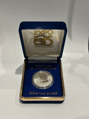 [AUCTION ONLY] 1986 WORLD EXPOSITION IN VANCOUVER CANADA MEDALLION