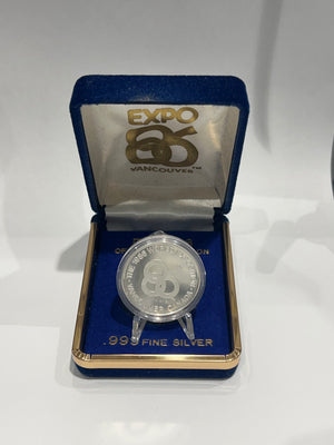 [AUCTION ONLY] 1986 WORLD EXPOSITION IN VANCOUVER CANADA MEDALLION