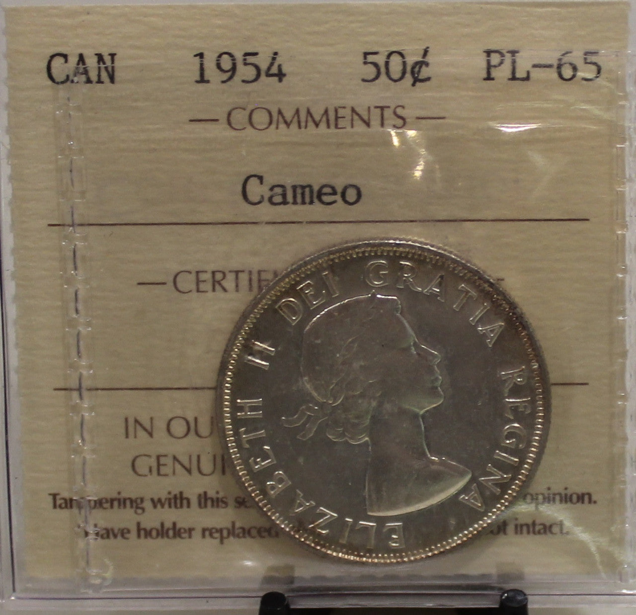 1954 CIRCULATION 50-CENT COIN - CAMEO - PL65