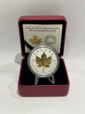 [AUCTION ONLY] 2019 $20 40TH ANNIVERSARY OF THE GML - FINE SILVER COIN
