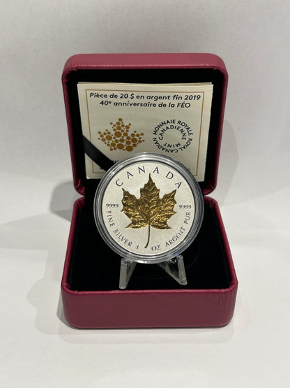 [AUCTION ONLY] 2019 $20 40TH ANNIVERSARY OF THE GML - FINE SILVER COIN