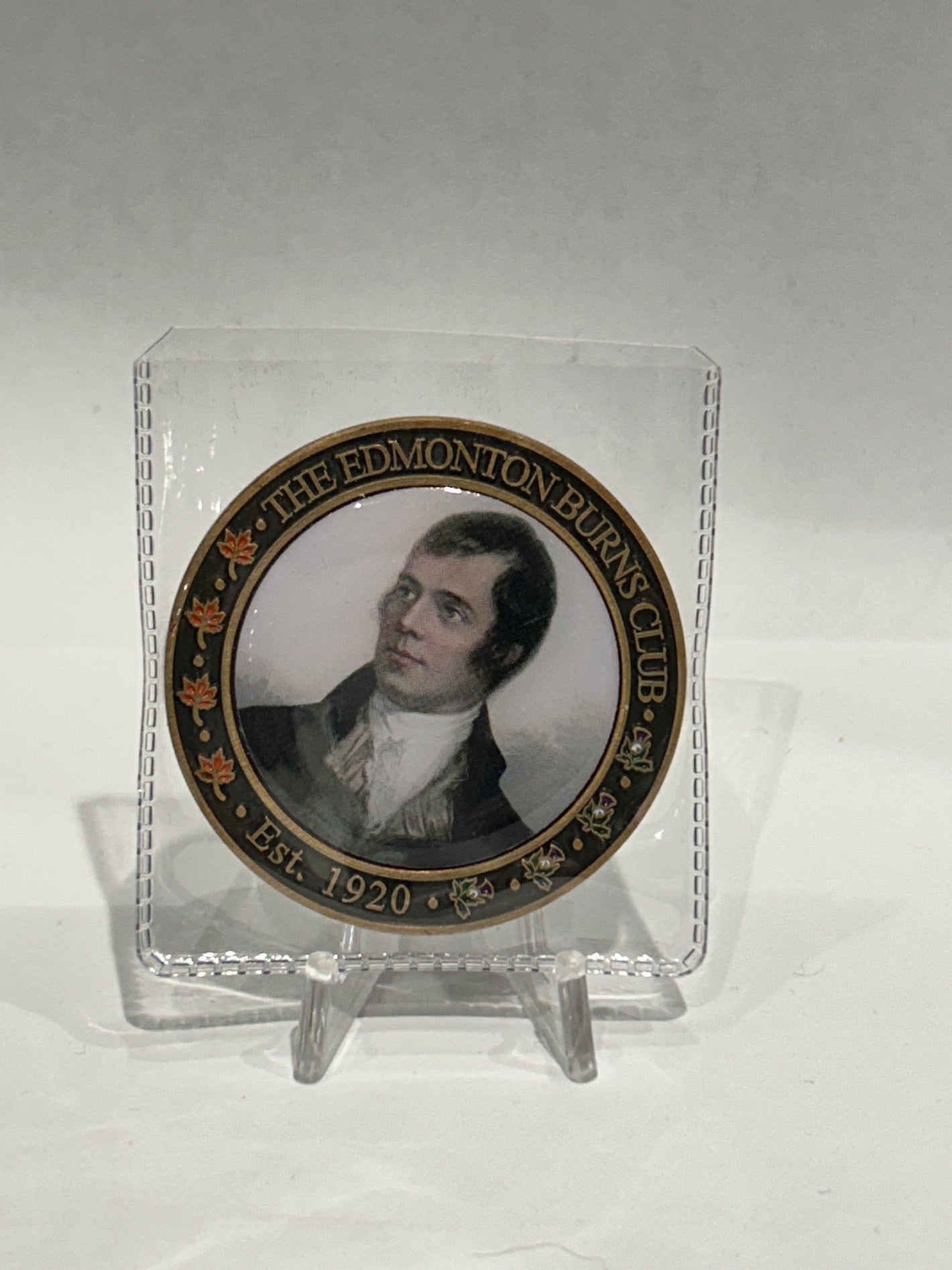 [AUCTION ONLY] 2020 100 YEARS STRONG - THE EDMONTON BURNS CLUB - COMMEMORATIVE MEDAL
