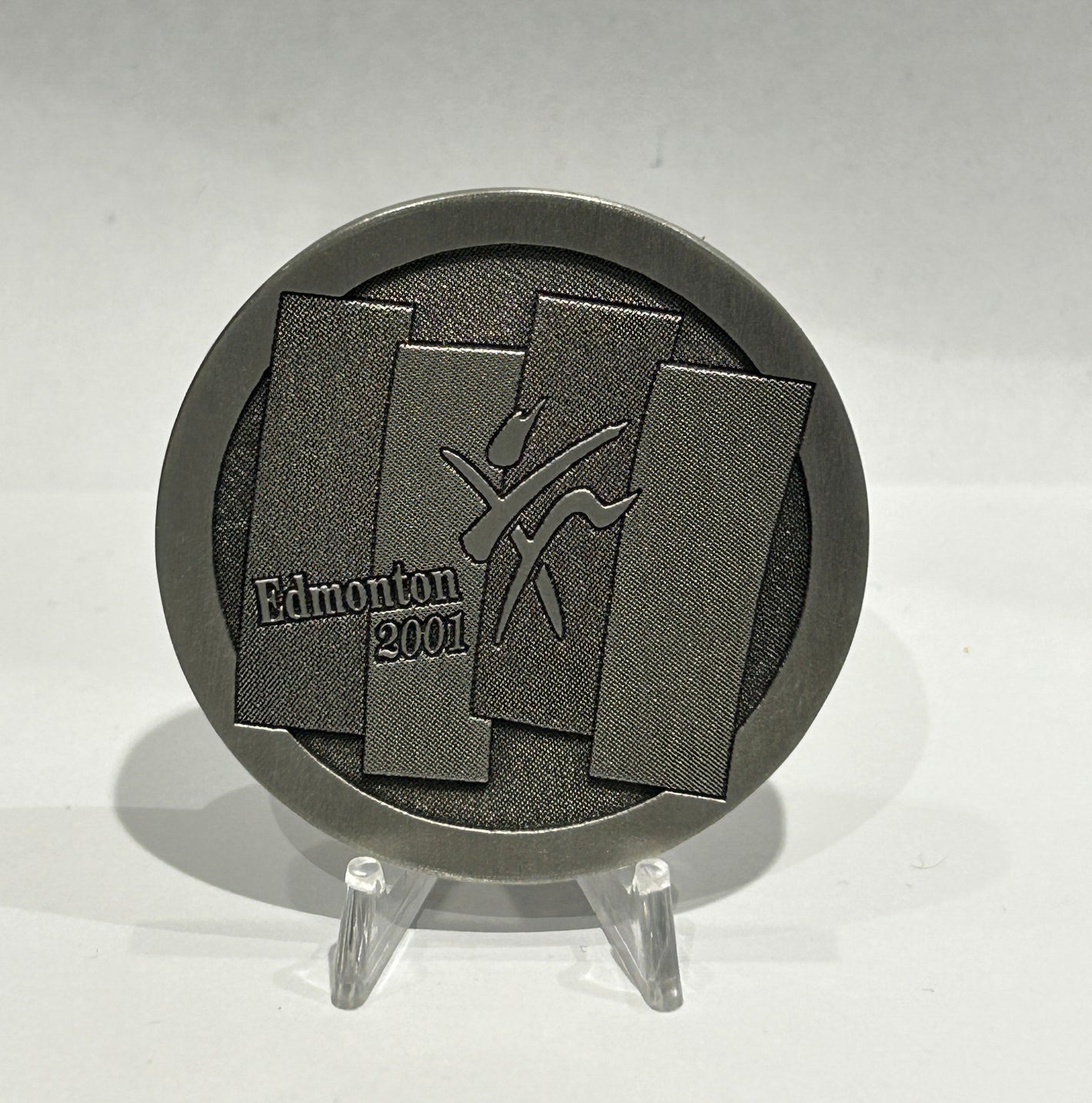 [AUCTION ONLY] 2001 EDMONTON 8TH IAAF WORLD CHAMPIONSHIP IN ATHLETICS PARTICIPATION MEDAL