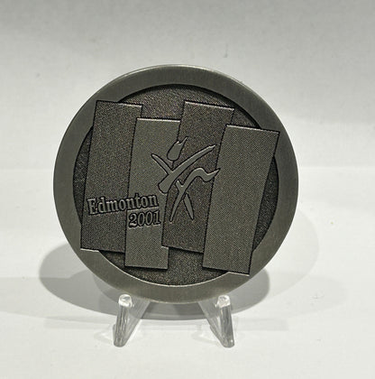 [AUCTION ONLY] 2001 EDMONTON 8TH IAAF WORLD CHAMPIONSHIP IN ATHLETICS PARTICIPATION MEDAL
