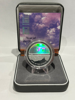 [AUCTION ONLY] 2002 $5 YEAR OF THE OUTBACK -  FINE SILVER COIN
