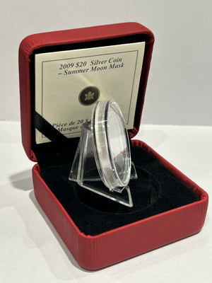 [AUCTION ONLY] 2009 1OZ $20 SUMMER MOON MASK FINE SILVER COIN