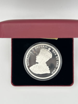 [AUCTION ONLY] 2015 $50 5OZ FINE SILVER COLOURED COIN 100TH ANNIVERSARY OF IN FLANDERS FIELDS