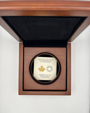 [AUCTION ONLY] 2015 $100 10OZ FINE SILVER COIN 100TH ANNIVERSARY OF IN FLANDERS FIELDS