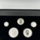 [AUCTION ONLY] 2004 SILVER MAPLE LEAF RCM PRIVY MARK PURE SILVER FRACTIONAL SET
