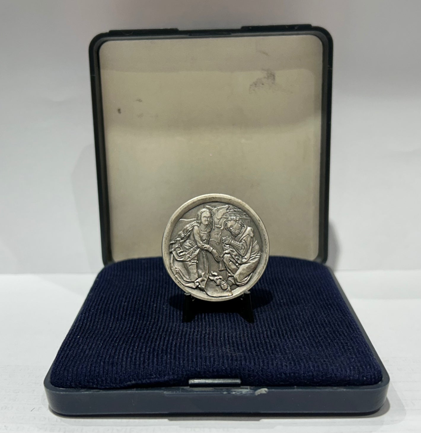 ST. LORENZ: NURNBERG ENGELSGRUSS VEIT STOSS FINE SILVER COIN