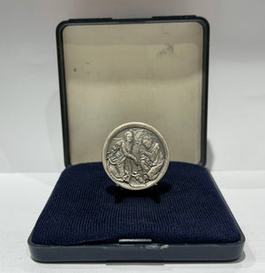 ST. LORENZ: NURNBERG ENGELSGRUSS VEIT STOSS FINE SILVER COIN