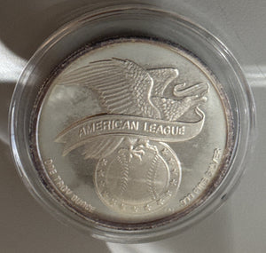 1993 EASTERN DIVISION CHAMPIONS FINE SILVER COIN AMERICAN LEAGUE